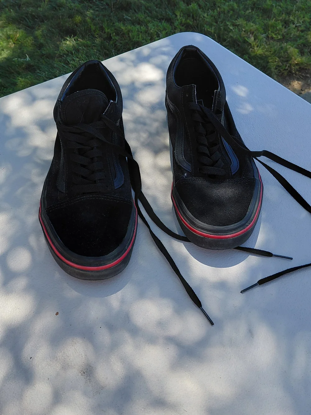 Men's Black Casual Skate Shoes